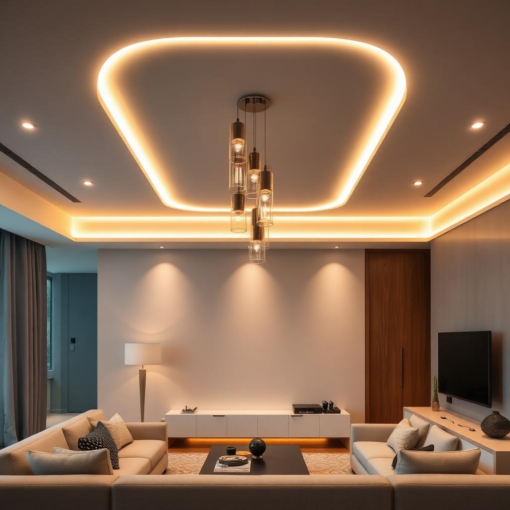 Iluminação residencial moderna — Elétrica Residencial em São Paulo